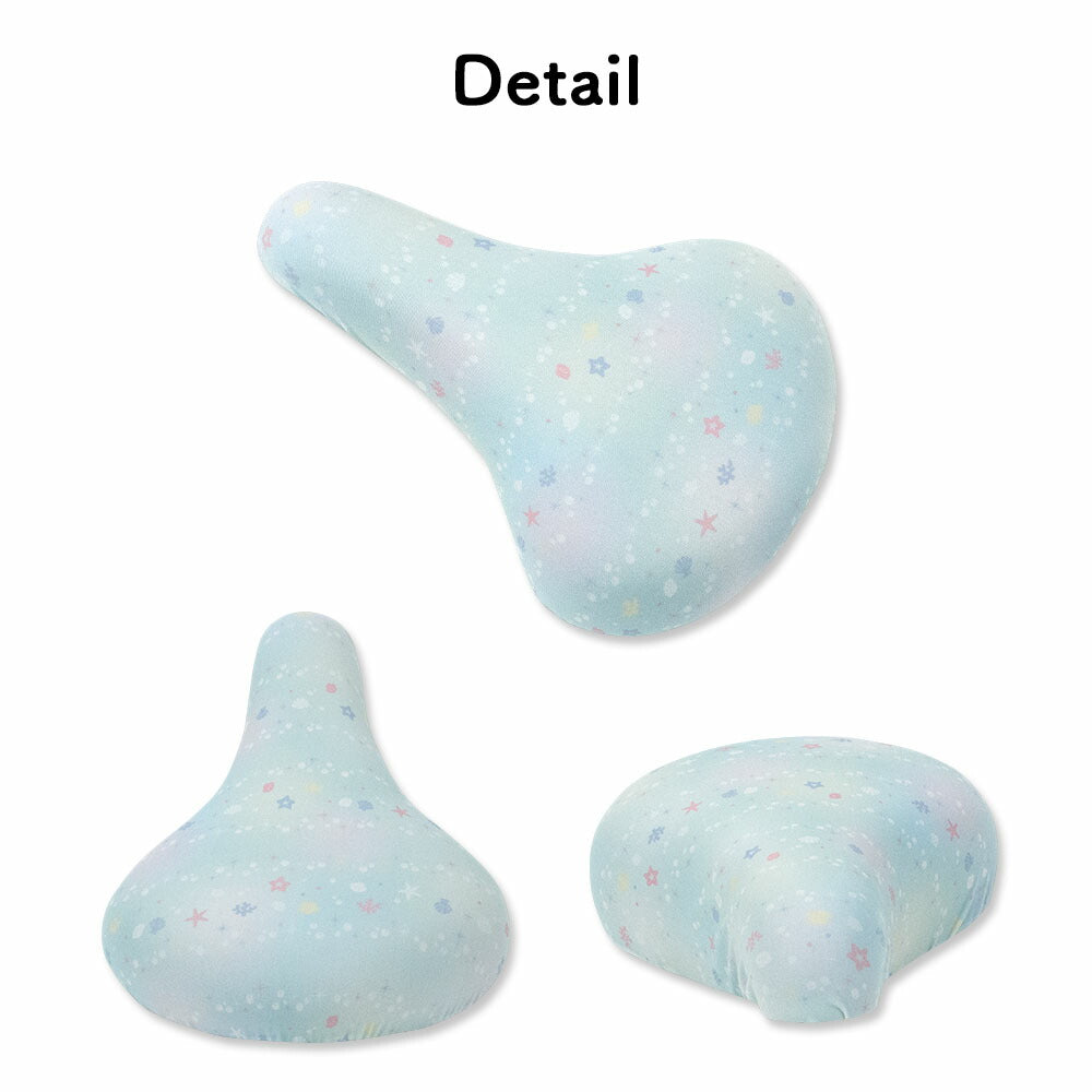 サドルカバー 子供用 フルカラーチャリCAP キッズサドル グラデーション マリン ボーダー レインボー 虹 スター 星パステル お下がり 自転車カバー 撥水 かわいい 子ども キッズ 汚れ キズ 防止 女の子