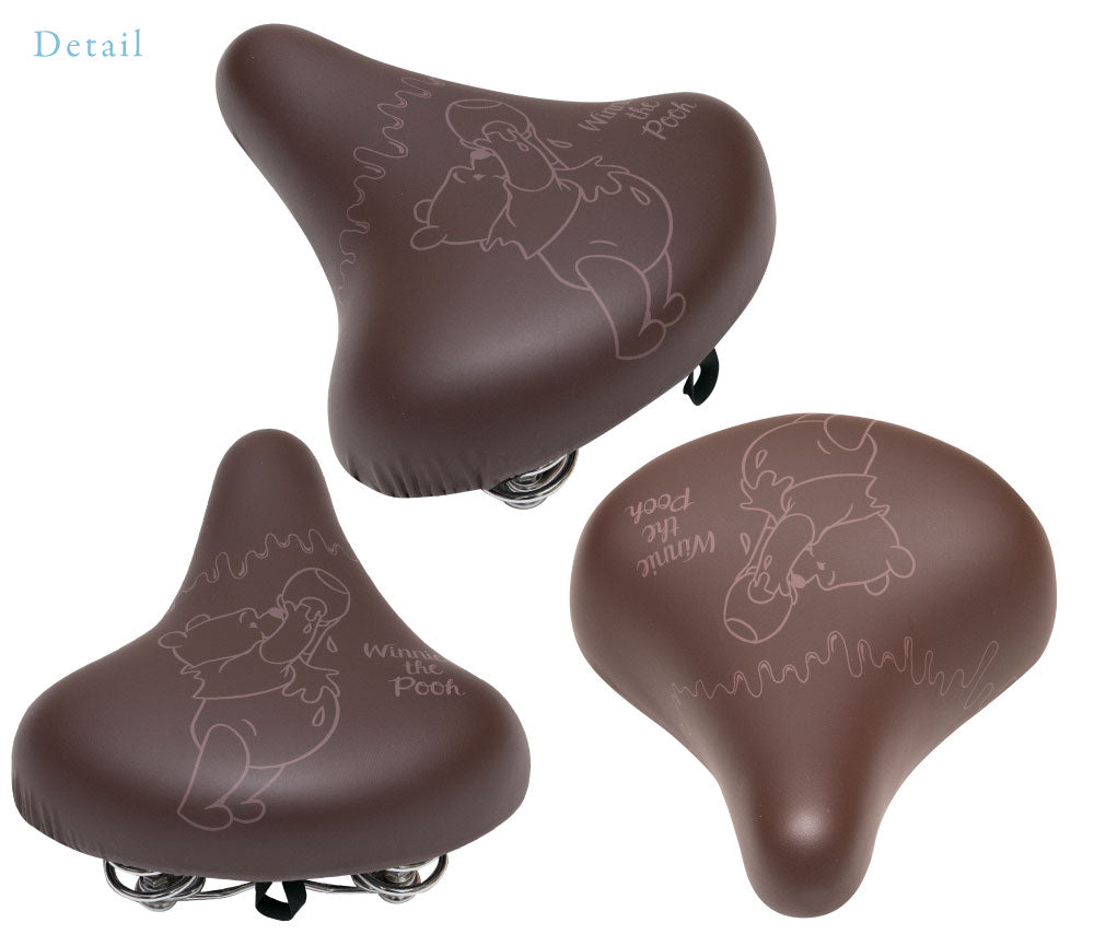 サドルカバー のびーるチャリCAP ディズニー チップ&デール プーさん 一般サドル用 2種 サドル 防水 自転車カバー 自転車グッズ アクセサリー パーツ かわいいママチャリ大人 ギフト プレゼント