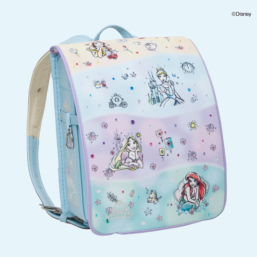ランドセルカバー らんらんCAP 女の子 リバーシブル ランキング ディズニー キャラクター プリンセス アリエル ラプンツェル アリス ベル LLサイズ 白くならない 防水 はっ水 丈夫 汚れ防止 キズ 着せ替え 洗濯 ランドセル カバー Disny