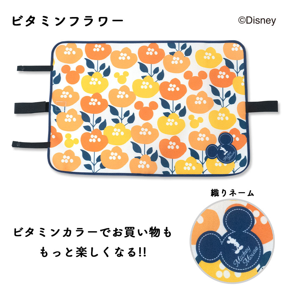 マイバスケット カバー ディズニー Disney ミッキー ミニー プーさん アリエル レジカゴ マイバスケットカバー レジカゴカバー ふた 被せる 覆う 買い物かご 北欧 おしゃれ はっ水 スーパー 時短 エコレジ エコレジバッグ マイバッグ 軽量 固定 コンパクト 時短
